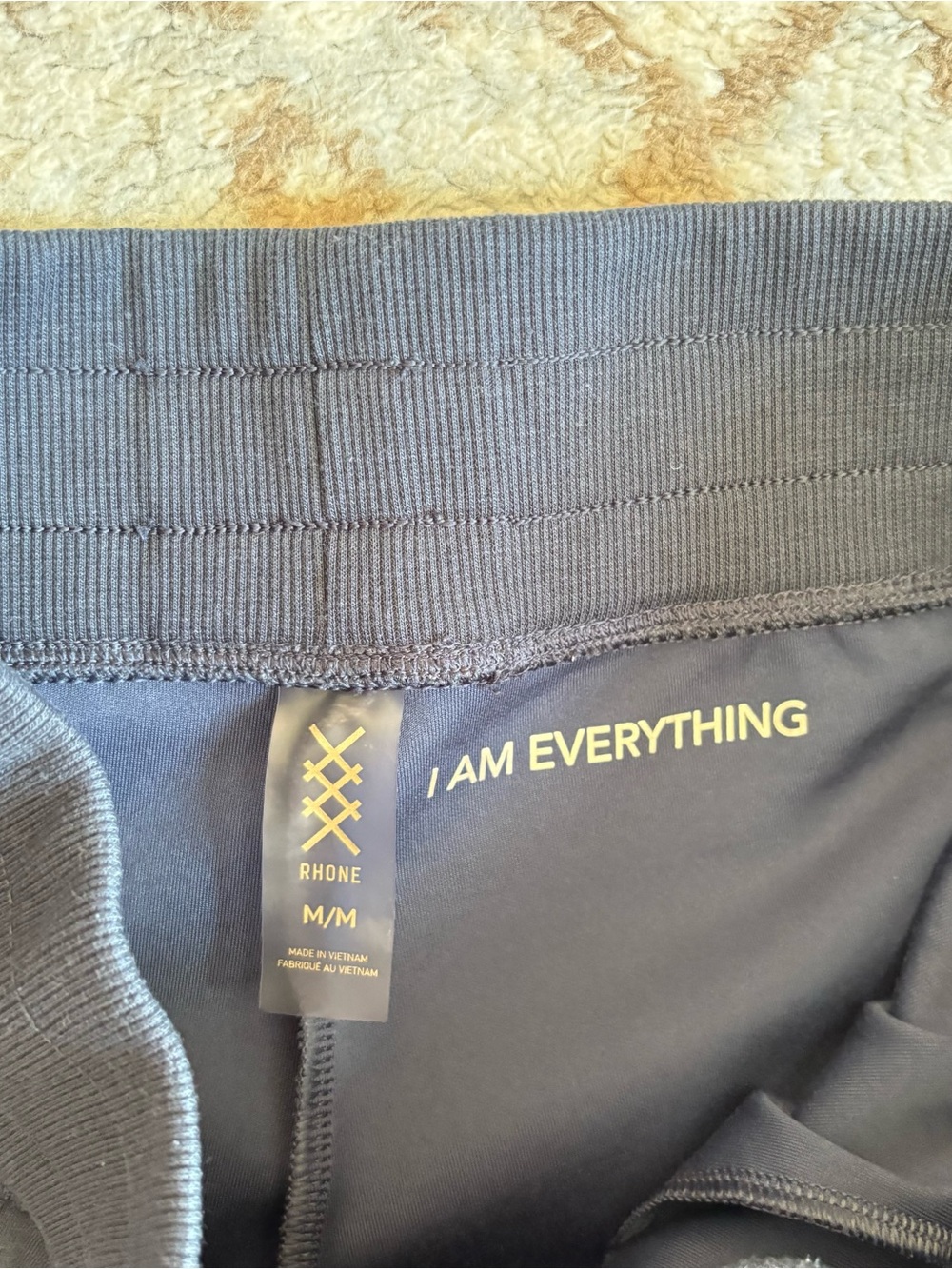 RHONE Navy Wide-Leg Track Pants - Picture 8 of 8